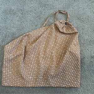 Abercrombie & Fitch Brown Geometric Crop Top